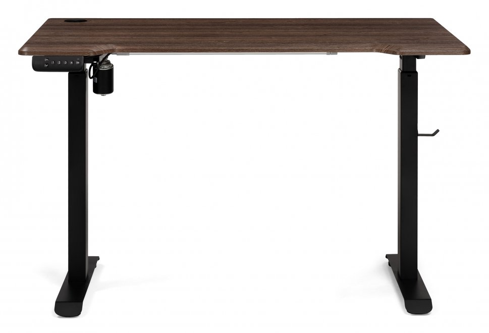 Компьютерный стол Маркос с механизмом подъема 120х75х75 черный / кантри орех