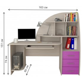 Компьютерный стол Мебелеф-25