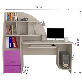 Компьютерный стол Мебелеф-25F