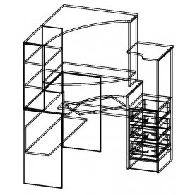 Компьютерный стол Мебелеф-27