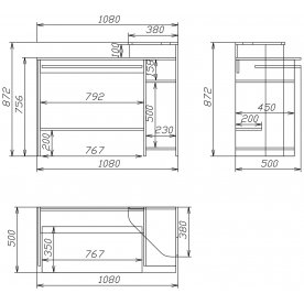 Компьютерный стол Мебелеф-8