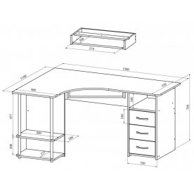 Компьютерный стол С-237