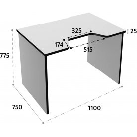 Компьютерный стол С-241 110х75
