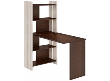 Компьютерный стол со стеллажом СТЛ-ОВ и столешницей 130Прям без тумбы