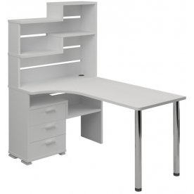 Компьютерный стол СР-132-160 левый с надстройкой
