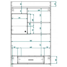Компьютерный стол Мебелеф-1