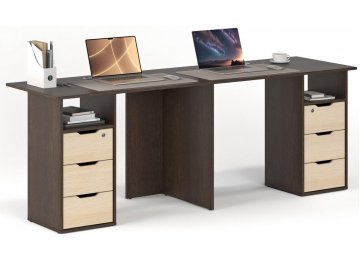 Письменный стол Банга-83 венге-дуб молочный