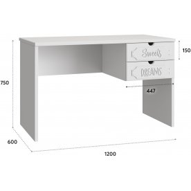 Письменный стол ДримСтар ДС-6