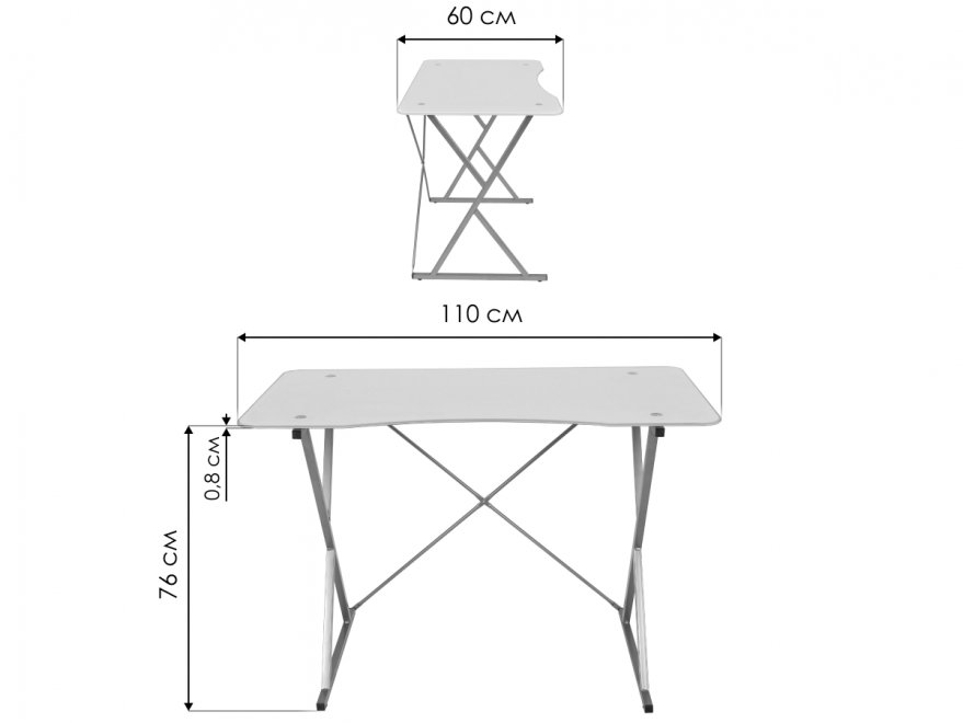 Письменный стол GD-05 черный