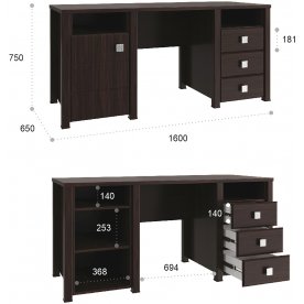 Письменный стол Изабель ИЗ-41К