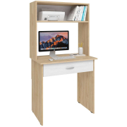 дуб сонома / белый