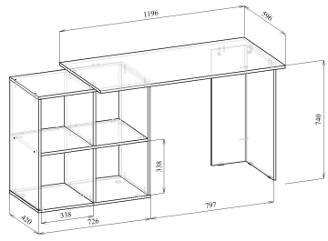 Письменный стол Прайм-45