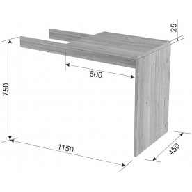 Письменный стол Модерн К2