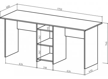 Письменный стол Лайт-10