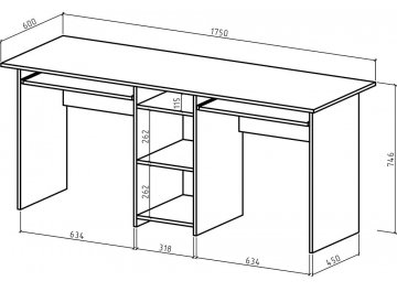 Письменный стол Лайт-10К