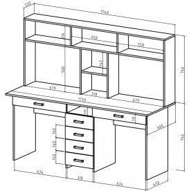 Письменный стол Лайт-11Я
