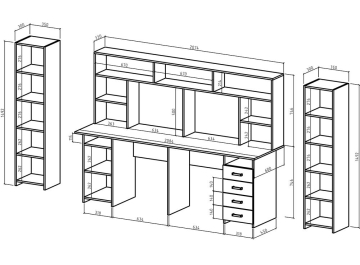 Письменный стол Лайт-13
