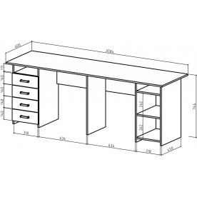 Письменный стол Лайт-14