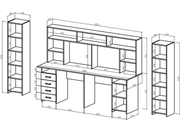 Письменный стол Лайт-14