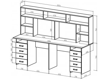 Письменный стол Лайт-15