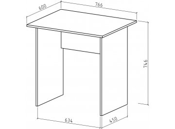 Письменный стол Лайт-1