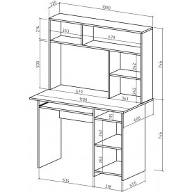 Письменный стол Лайт-3К