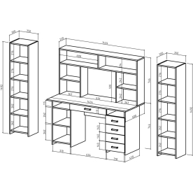 Письменный стол Лайт-7Я