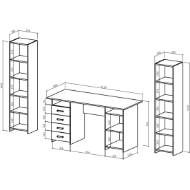 Письменный стол Лайт 8