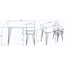 Письменный стол МегаKraft 11