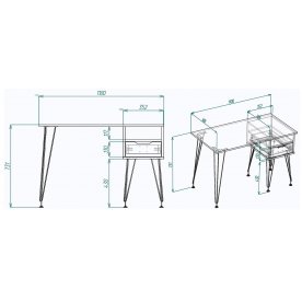 Письменный стол МегаKraft 11