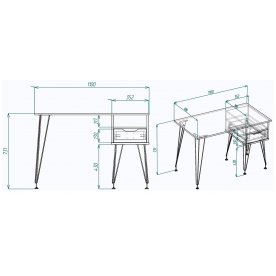 Письменный стол МегаKraft 11