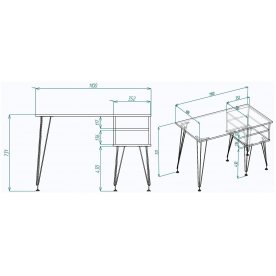 Письменный стол МегаKraft 12