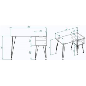 Письменный стол МегаKraft 13