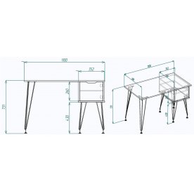 Письменный стол МегаKraft 13