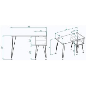 Письменный стол МегаKraft 13