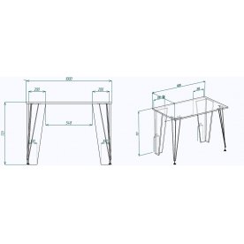 Письменный стол МегаKraft 1