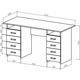 Письменный стол Найт-9