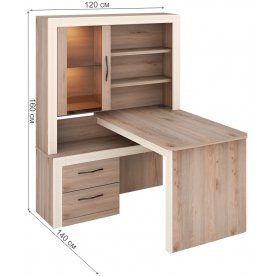 Письменный стол Нобиле СтУ-140 НЛа ЛЕВ