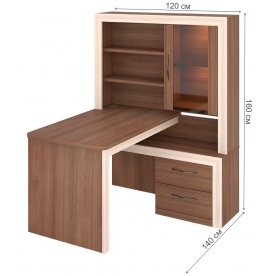 Письменный стол Нобиле СтУ-140 ШК ПРАВ