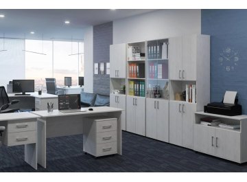 Письменный стол ОФ-113K+ОФ-22 с тумбой