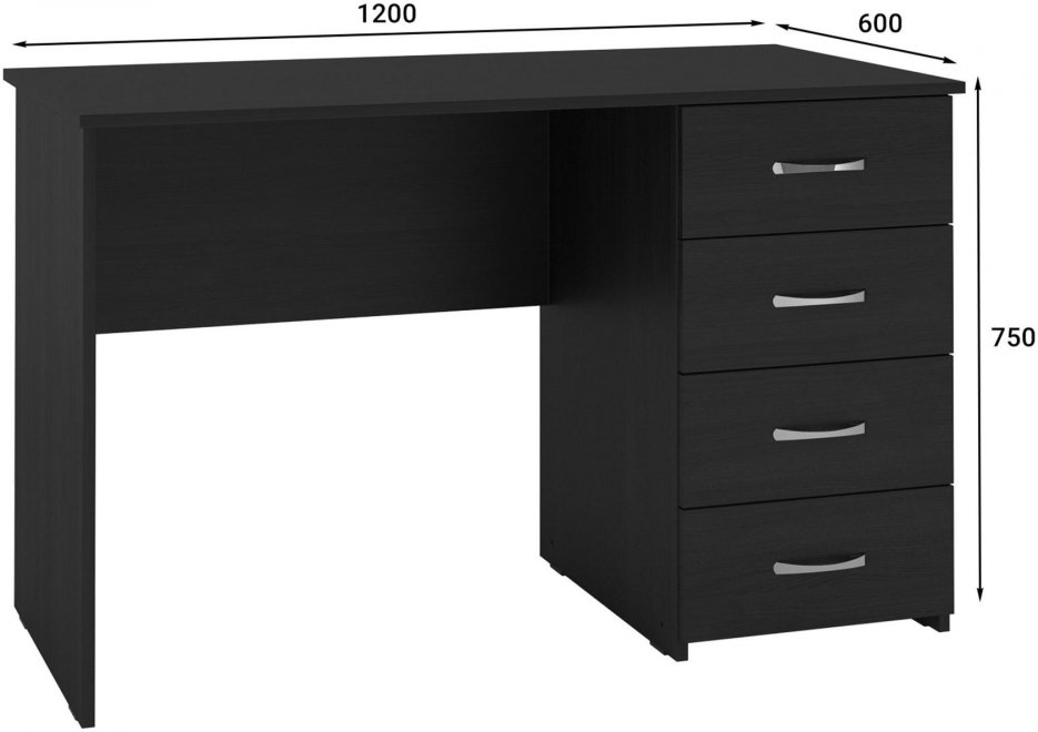 Письменный стол С-111К венге