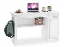 Письменный стол Selena grey белый / серый