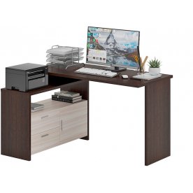 Письменный стол СКЛ-ПРЯМ130+ТБЛ