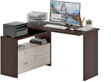 Письменный стол СКЛ-ПРЯМ130+ТБЛ