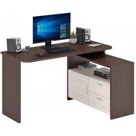 Письменный стол СКЛ-ПРЯМ130Р+ТБЛ