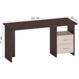 Письменный стол СКЛ-Прям150