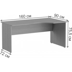 Письменный стол SkyLand IMAGO СА-1Пр 1600х900(720)х755