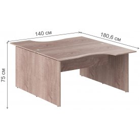 Письменный стол Skyland WAVE W2CET 149.1 1400х1806х750 двухместный