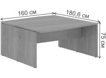 Письменный стол SkyLand XTEN X2CT 169.2 1600х1806х750 двойной