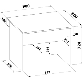 Письменный стол СПР-02